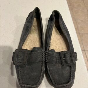 UGG Gray Suede Loafers